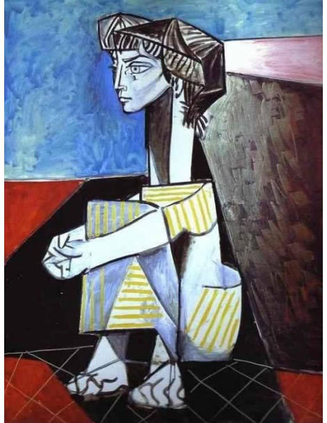 "Jacqueline ze skrzyżowanymi rękami" Pabla Picassa.