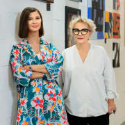 Ewa Mierzejewska i Lena Szwed - organizatorki...