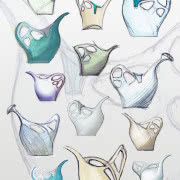 Alicja Getka bardzo chętnie projektuje ceramikę....