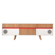 Żółty okrągły stolik kawowy Ragaba, wysokość...