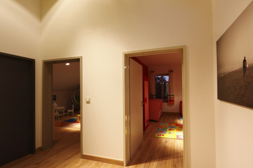 Wejście do pokoi dziecięcych.