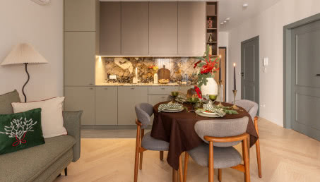 Kolory natury i nowoczesny styl. Aranżacja mieszkania w świątecznej odsłonie