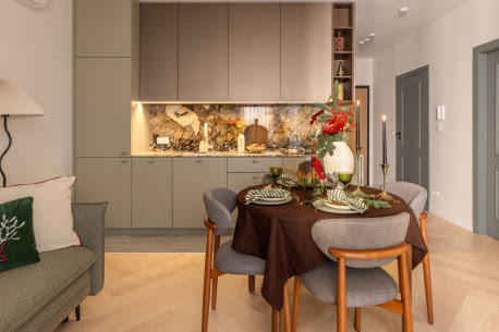 Kolory natury i nowoczesny styl. Aranżacja mieszkania w świątecznej odsłonie