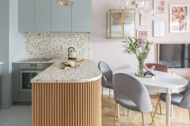 Zaokrąglona wyspa kuchenna - hit w urządzaniu wnętrz!