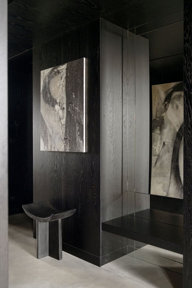 ciemny ściany w mieszkaniu