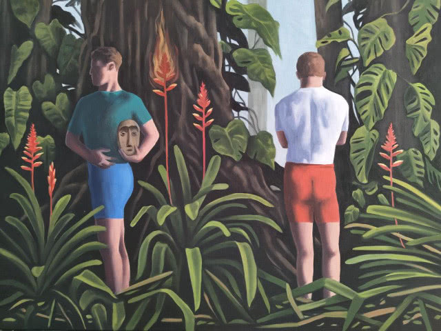 Artur Grucela, Duality, 90x120, oil on canvas, 2024