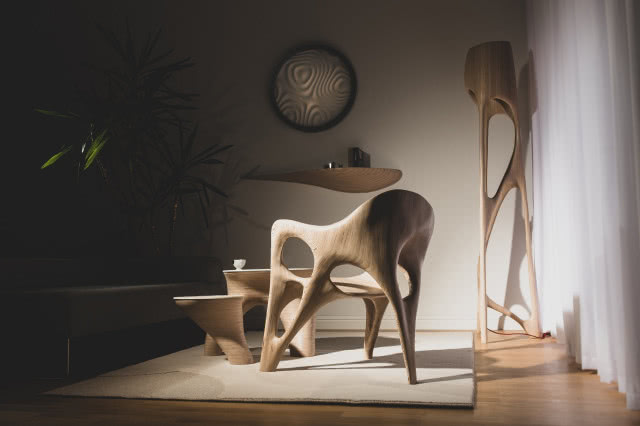 Cyrylz - krzesło niczym rzeźba