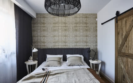 Sielski dom za miastem w stylu modern rustic