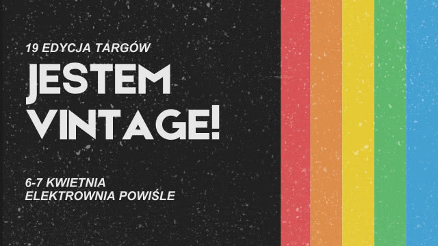 targi jestem vintage plakat