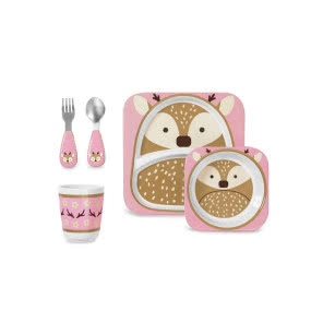 Zestaw jedzeniowy Zoo Winter Jelonek, Skip hop, FABRYKA WAFELKÓW, 89,10 zł