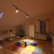 Ściany łazienki są wyłożone nie płytkami, ale...