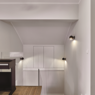 Dwupoziomowy apartament na Kabatach. Powstał z trzech małych mieszkań!