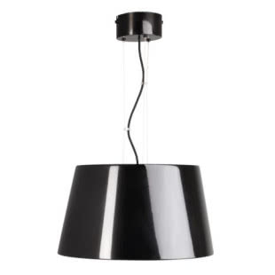 Lampa wisząca Kulla, czarna, metal, śr. 50 cm
