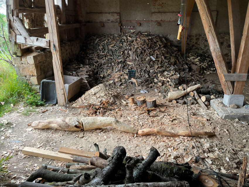 Olga Micińska, proces powstawania pracy Skurcz...