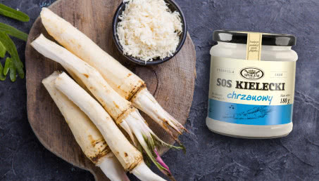 Odkryj wyrazisty smak Sosu Kieleckiego z Chrzanem!