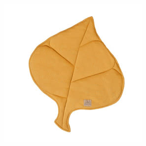 Musztardowa poduszka w kształcie liścia, BOHO KIDS, 89 zł