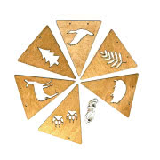 Drewniana gałka do mebli Ptaszek, REGAŁKA, 15 zł