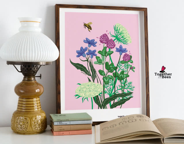 Pięć lat Together for Bees - jubileusz, sztuka i premiera wyjątkowego plakatu w MOCAK Bookstore