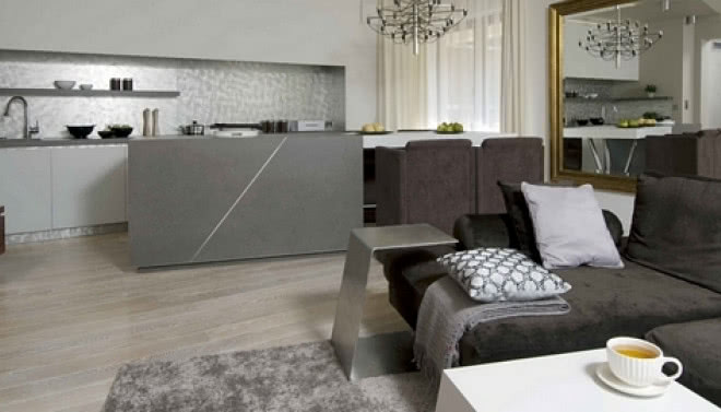 Metal z drewnem w mieszkaniu