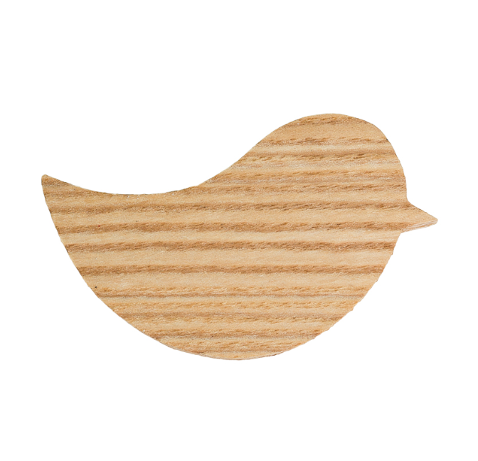 Drewniana gałka do mebli Ptaszek, REGAŁKA, 15 zł