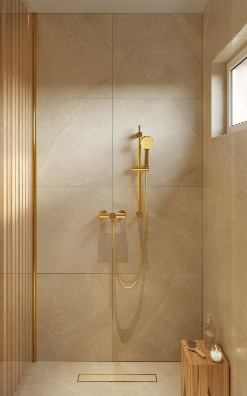 FIESTA BRIGHT GOLD bateria natryskowa RILLO...