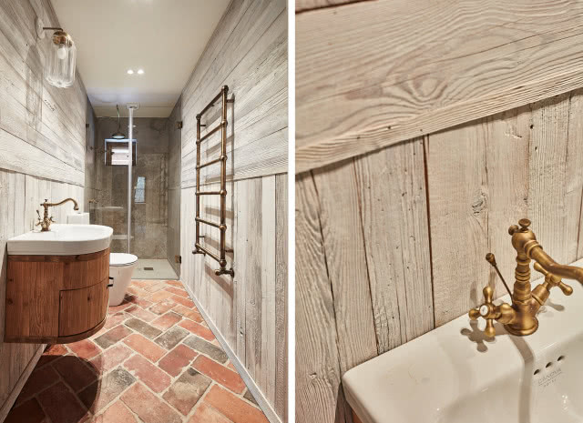 posadzka z cegły do łazienki