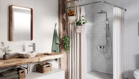 Modne łazienki z natryskami - inspiracje, które zachwycają