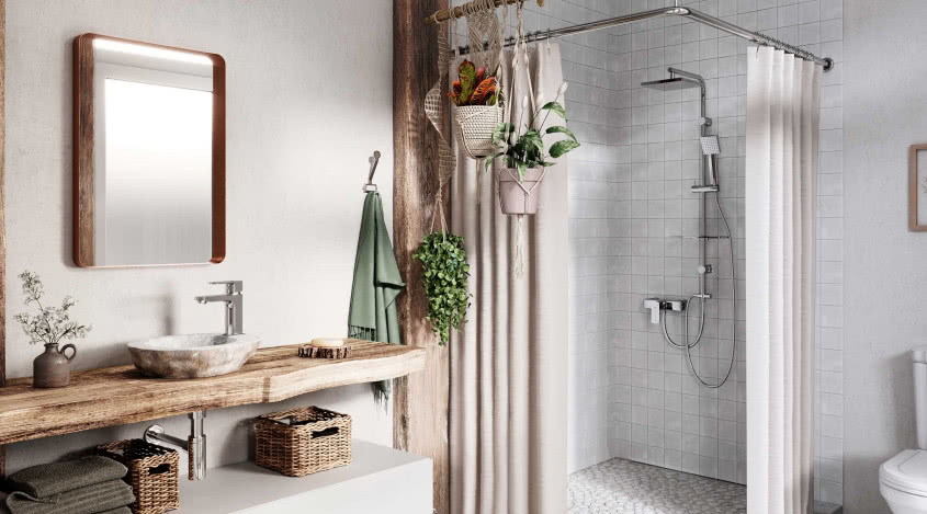 Modne łazienki z natryskami - inspiracje, które zachwycają