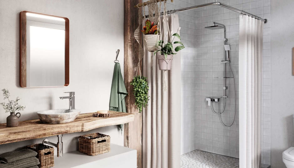 Modne łazienki z natryskami - inspiracje, które zachwycają
