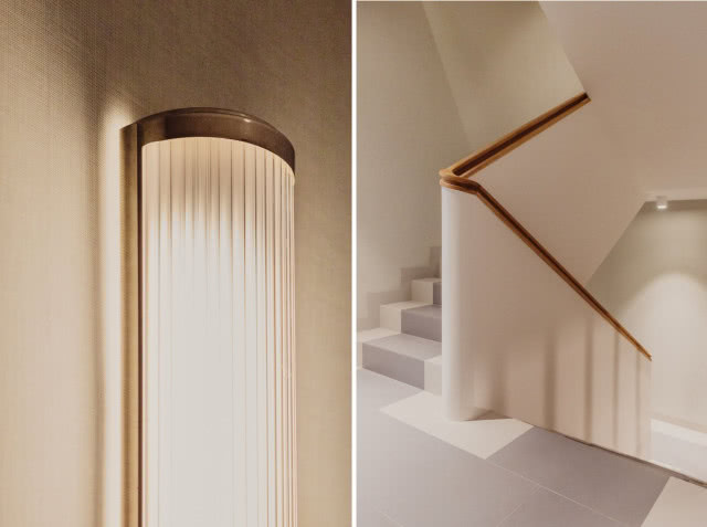 nowoczesna klatka schodowa w apartamentowcu