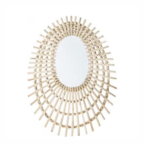 Lustro w stylu boho