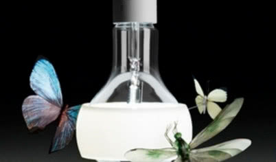 Lampa świecące motyle