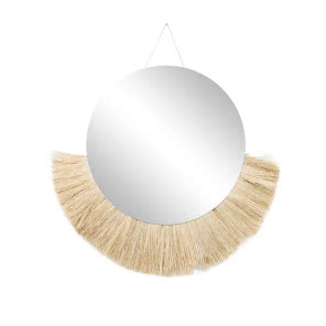 Lustro w stylu boho