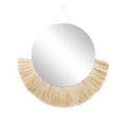 Lustro rattanowe Oko, naturalne, BOHO SWING, 329...