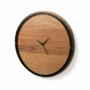 Drewniany zegar ścienny