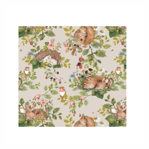 Tapeta Little Sleepy Animals, DEKORNIK, 129 zł