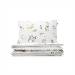 Bawełniana pościel Forest Friends, Mumla, 160 x 200 cm, BONAMI, 318 zł