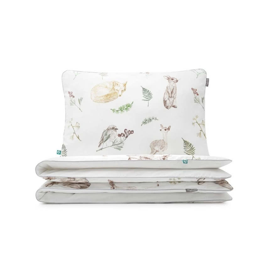 Bawełniana pościel Forest Friends, Mumla, 160 x...