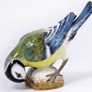 Sikorka, Miśnia, XX w., porcelana, 8,5 x 9,5 cm,...