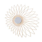 Lustro rattanowe Oko, naturalne, BOHO SWING, 329...