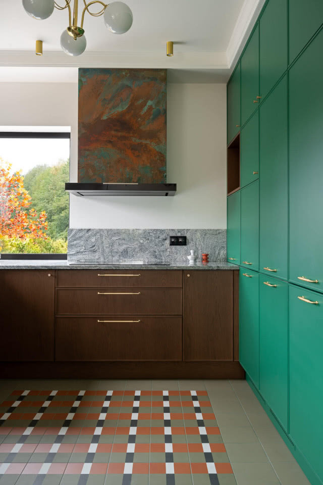 okap w kuchni blacha 