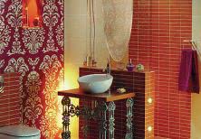 Orientalna aranżacja łazienki 