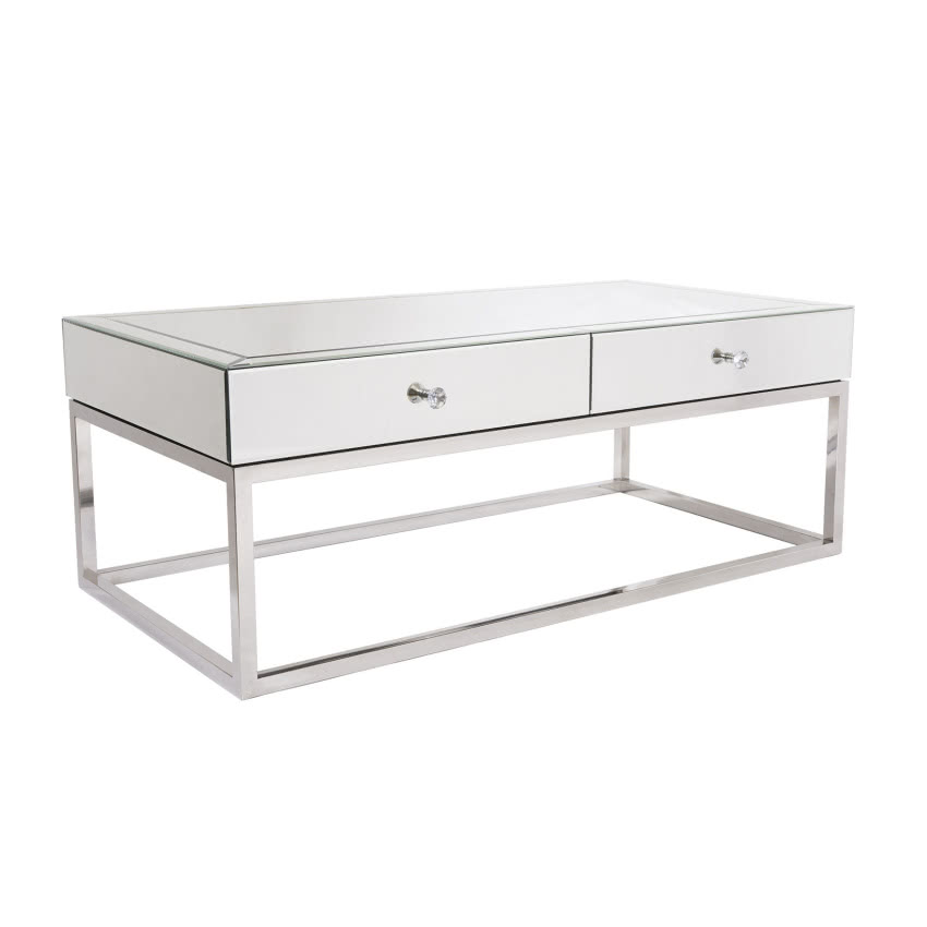 Szklany stolik kawowy Madison, MAGNOLIA HOME, 3...