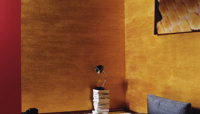 Ściany i podłoga w salonie