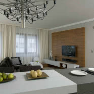 Metal z drewnem w mieszkaniu