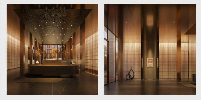 w lobby oryginalna praca Andy’ego Warhola – „The Alphabet Soup”