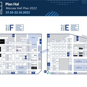 Plan hal i wystawców Warsaw Home 2022