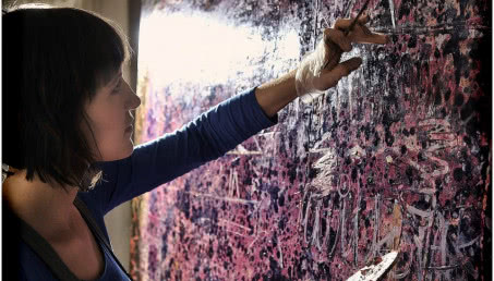 Materia malarstwa Albertyny Kacalak