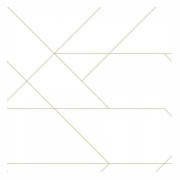 Geometryczna tapeta w złote linie