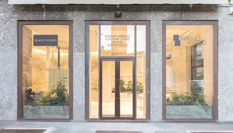 ASKO w showroomie Marmo Arredo podczas targów Design Week w Mediolanie 